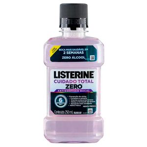 Enxaguante Bucal Listerine Cuidado Total Zero Álcool 250ml