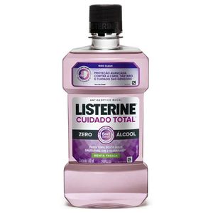 Enxaguante Bucal Listerine Cuidado Total Zero Zero 500ml