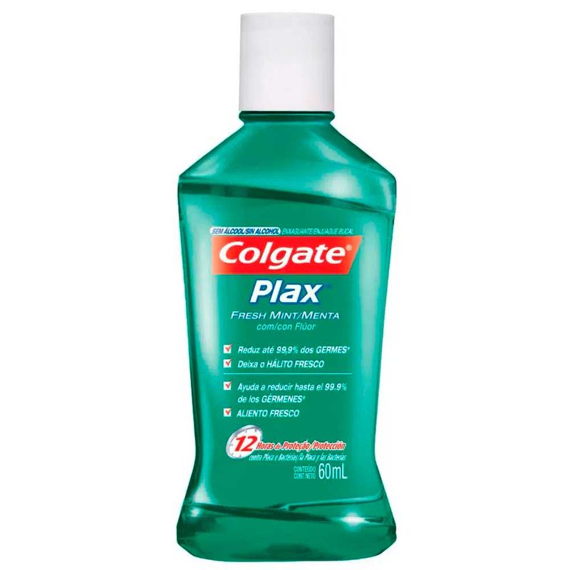 -Enxaguante-Bucal-Colgate-Plax-Fresh-Mint-60ml