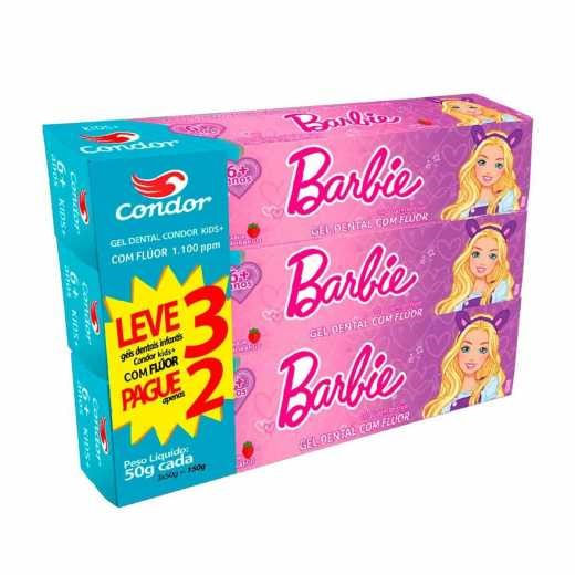 -Gel-Dental-Infantil-Condor-50g-Leve-3-Pague-2-Barbie
