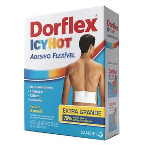 Dorflex Icy Hot Extra Grande 3 Adesivos