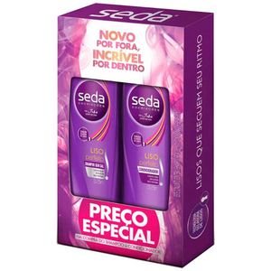 Kit Seda Liso Perfeito Shampoo 325ml + Condicionador 325ml