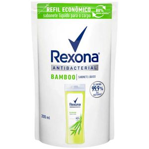 Sabonete Líquido Rexona Antibacterial Refill Bamboo 200ml