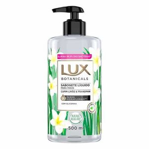 Sabonete Líquido Lux Botanicals Essências Do Brasil Capim Limão 500ml