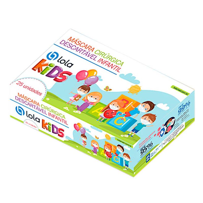-Mascara-Cirurgica-Descartavel-Lola-Kids-Pink-25-Unidades