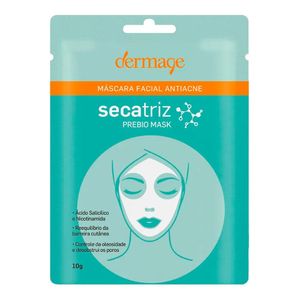 Máscara Facial Antiacne Dermage Secatriz Prebio 10g