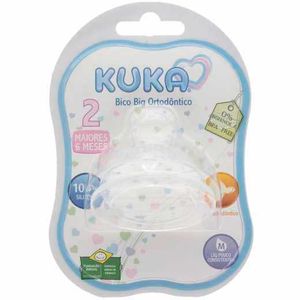 Bico De Mamadeira Kuka Big Ortodôntico 6+ Meses 1 Unidade