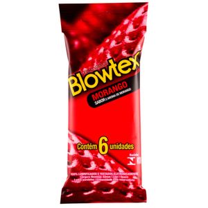 Preservativo Blowtex Morango 6 Unidades