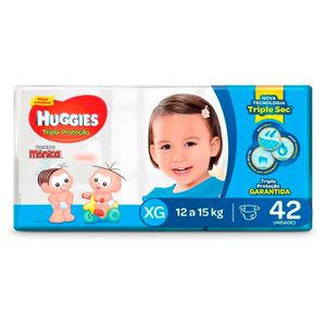 Fralda Huggies Tripla Proteção Xg 42 Unidades