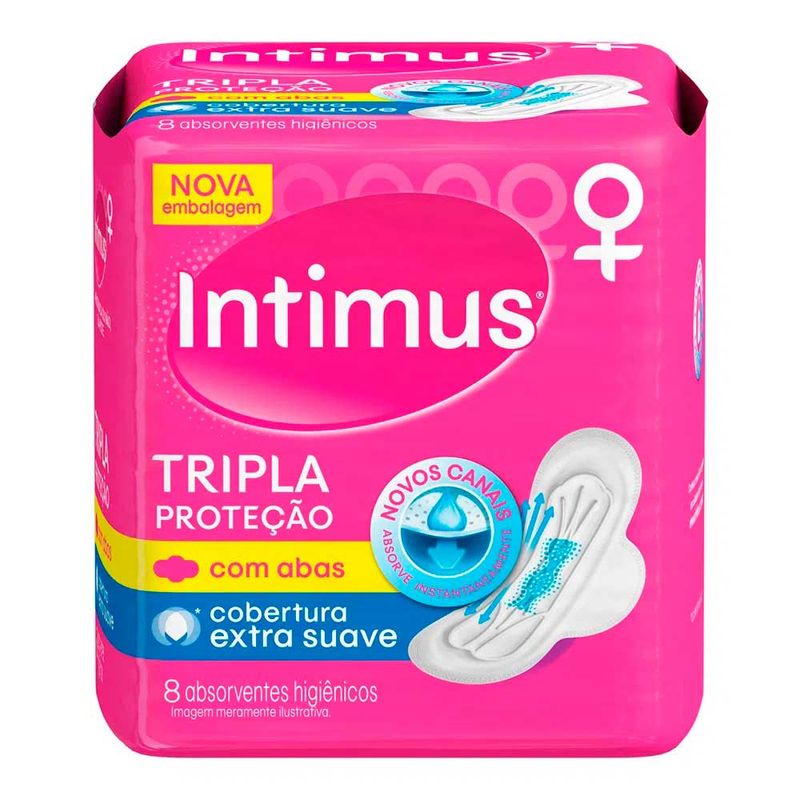 -Absorvente-Intimus-Gel-Tripla-Protecao-Suave-Com-Abas-8-Unidades