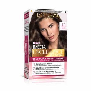 Tintura Imédia Excellence Creme N 5.1 Castanho Claro Acinzentado 1 Kit