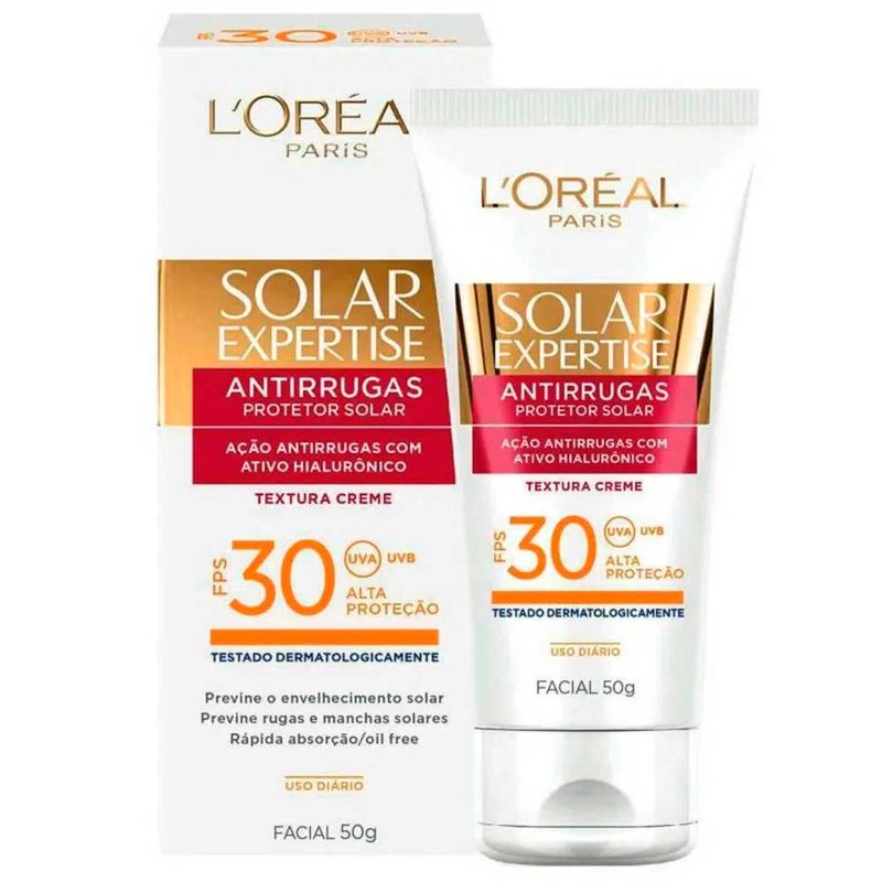 -Protetor-Solar-Facial-Loreal-Expertise-Antirrugas-Fps30-50g