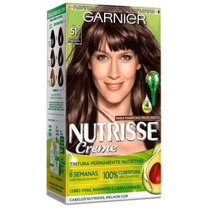 Tintura Garnier Nutrisse Creme N 5.1 Castanho Exuberante 1 Kit