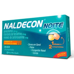 Naldecon Noite 24 Comprimidos