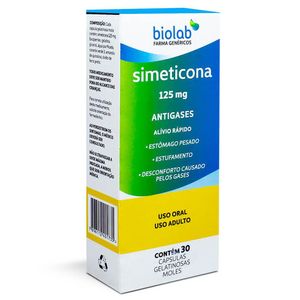 Simeticona 125mg 30 Cápsulas