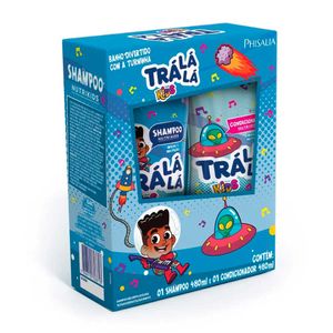 Kit Phisalia Trá Lá Lá Nutrikids Shampoo 480ml + Condicionador 480ml