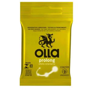 Preservativo Olla Prolong 3 Unidades
