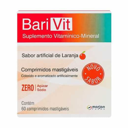 -Suplemento-Vitaminico-Mineral-Barivit-Sabor-Laranja-60-Comprimidos-Mastigaveis
