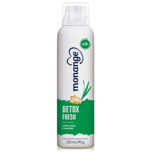 Desodorante Monange Feminino Detox Fresh Aerosol 150ml