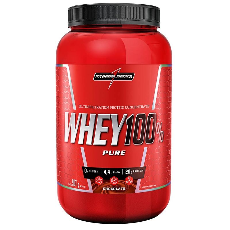 -Whey-Protein-100--Pure-Integralmedica-Chocolate-907g
