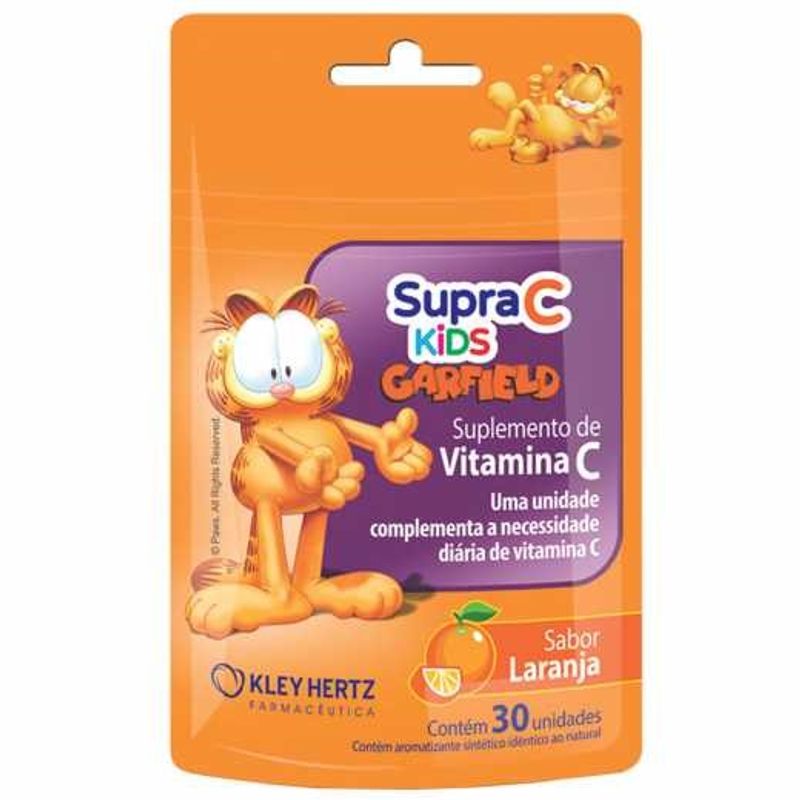 -Supra-C-Kids-Garfield-Laranja-Sache-30-Gomas
