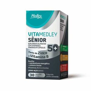 Vitamedley Sênior 30 Cápsulas Moles