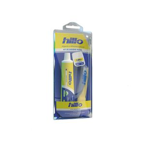 Kit Hillo Para Viagem Premium Escova + Fio Dental 25m + Creme Dental