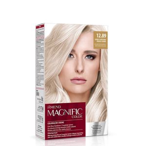 Tintura Amend Magnific Color N 12.89 Louro Claríssimo Pérola Cendré 1 Kit