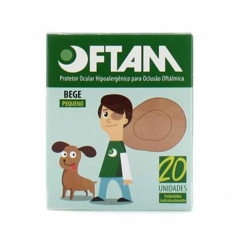 -Protetor-Ocular-Oftam-Bege-Pequeno-20-Unidades