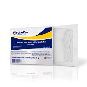 Compressas Para Curativo Cirúrgico Estéril Polarfix 1 Unidade