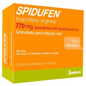 Spidufen 400mg/370mg 6 Envelopes De 3g
