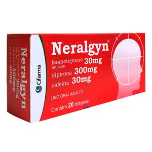 Neralgyn 30mg/300mg/30mg 20 Drágeas