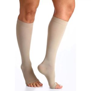 Meia 3/4 Sigvaris 972 20-30 Normal Ponteira Aberta M Bege 1 Unidade