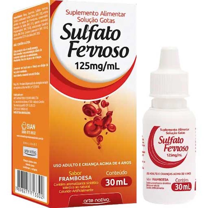 -Sulfato-Ferroso-Gts-30ml-Arte-Nativa