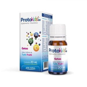 Vitamina Protokids Solução Oral Tutti Frutti 20ml