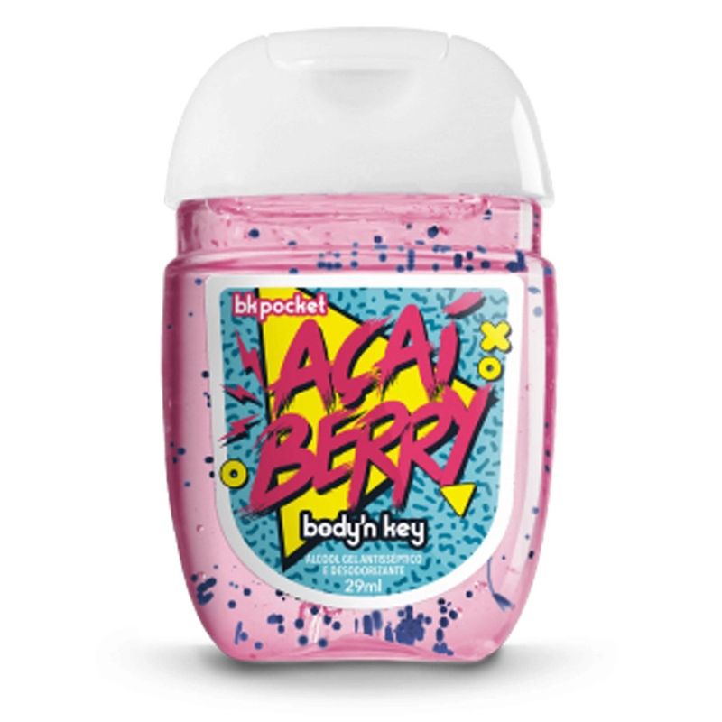 -Alcool-Em-Gel-70--Bodyn-Key-Bk-Pocket-Acai-Berry-29ml