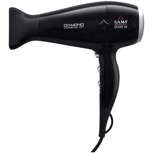 Secador Gama Italy Diamond Ceramic Ion Preto 127v 1 Unidade