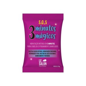 Creme De Tratamento Capilar Le Salon Sos 3 Minutos Mágicos Sachê De 30ml