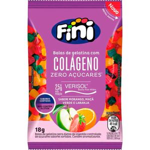 Fini Colágeno 12 Balas 18g