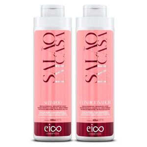 Kit Eico Salão Em Casa Shampoo 800ml + Condicionador 800ml