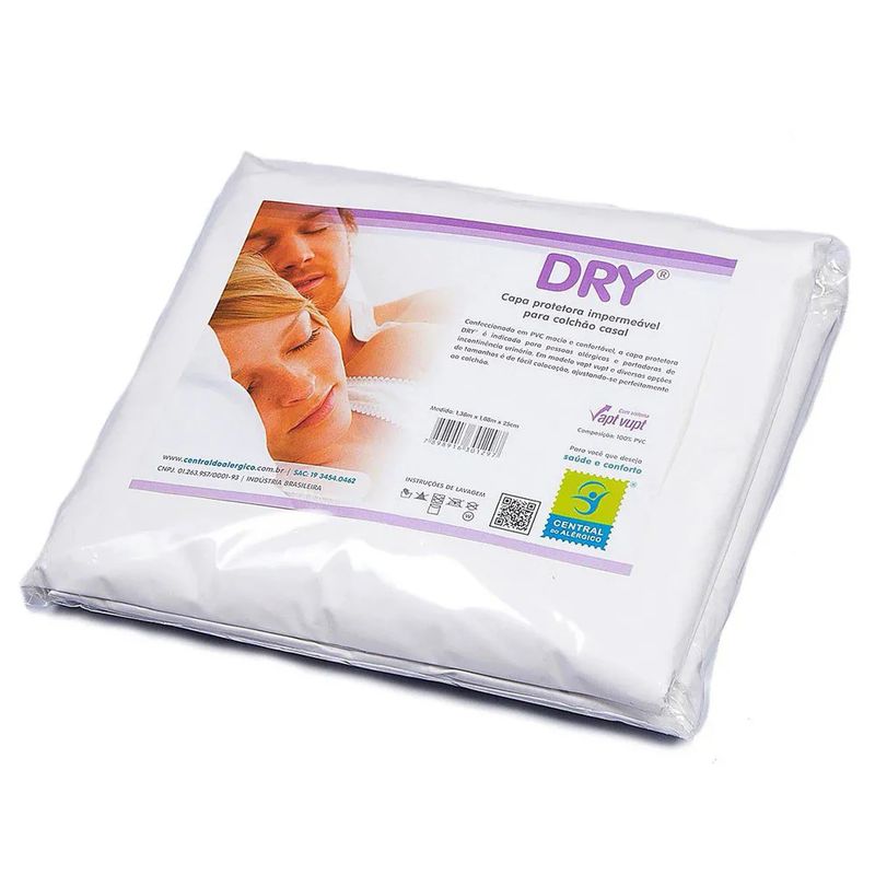 -Capa-Protetora-Impermeavel-Para-Colchao-Casal-Dry-Com-Elastico-1-Unidade