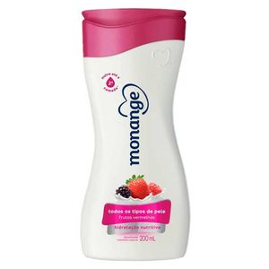 Hidratante Corporal Frutas Vermelhas Monange 200ml