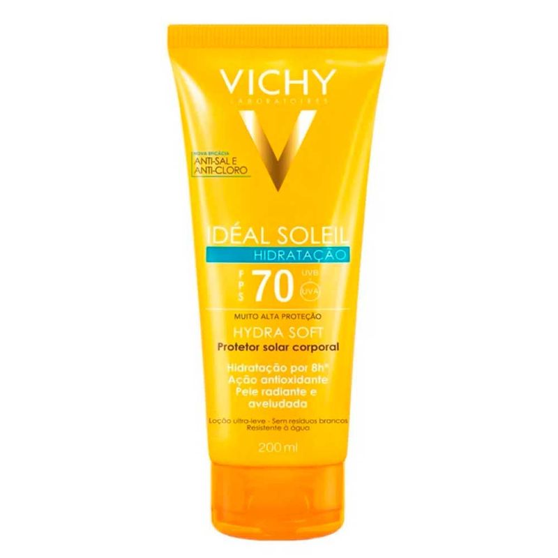 -Protetor-Solar-Vichy-Ideal-Soleil-Hydrasoft-Fps70-200ml