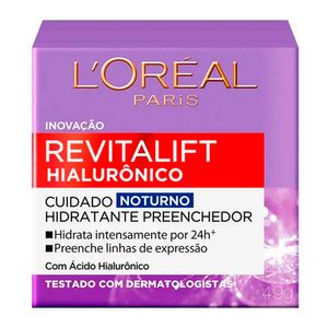 Creme Anti-idade Loréal Revitalift Hialurônico Noturno 50ml