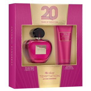Kit Her Secret Temptation Antonio Banderas Perfume Feminino 80ml + Loção Corporal 75ml