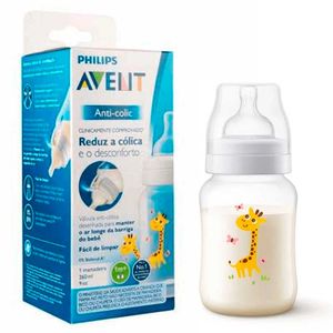 Mamadeira Avent Anti-colic Girafa 260ml