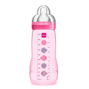 Mamadeira Mam Easy Active Rosa 4+ Meses 330ml 1 Unidade