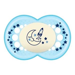Chupeta Mam Night Azul 6+ Meses 1 Unidade