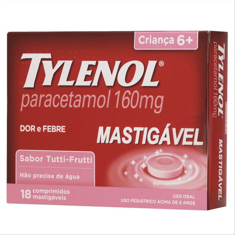 -Tylenol-160mg-18-Comprimidos-Mastigaveis