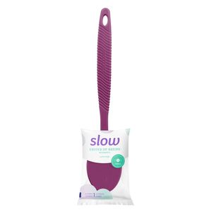 Escova De Banho Lanossi Slow Relaxante Roxa 1 Unidade